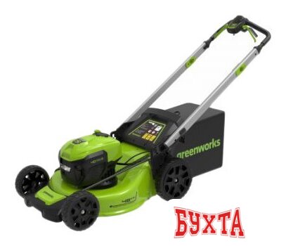Газонокосилка Greenworks GD40LM48SPK4 2517407UB (с 1-им АКБ 4 Ач)