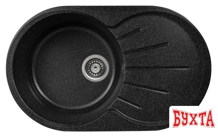 Кухонная мойка Gerhans A02 (черный)