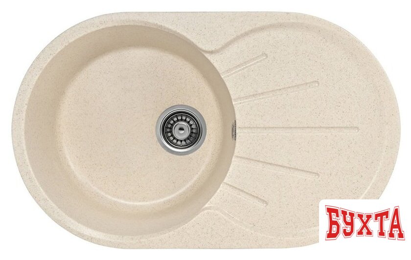 Кухонная мойка Gerhans A02 (бежевый)