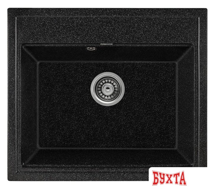 Кухонная мойка Gerhans A12 (черный)