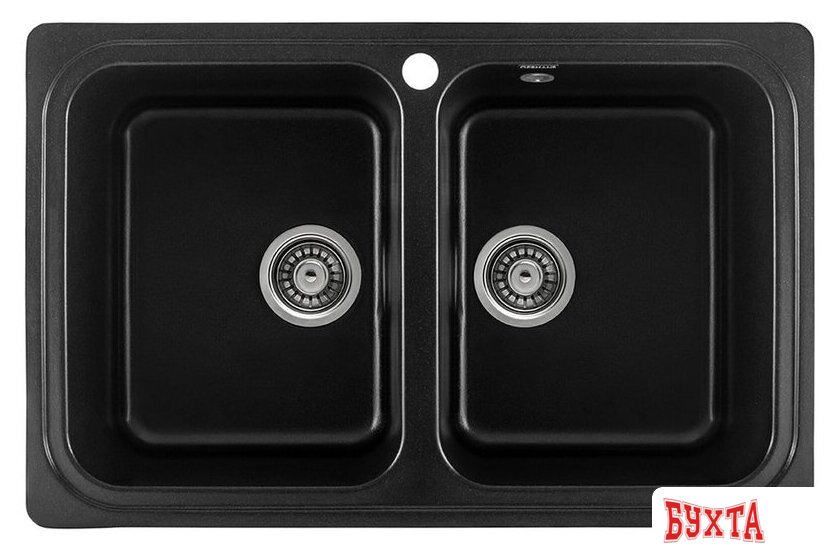 Кухонная мойка Gerhans C02 (оникс)