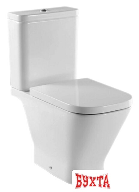 Унитаз напольный Roca The Gap с пневмокрышкой 342477000+34147000Y+801472001