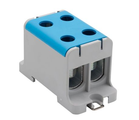 Клемма силовая вводная двойная КСВ 16-95 синяя, EKF PROxima, арт.plc-kvs2-16-95-blue