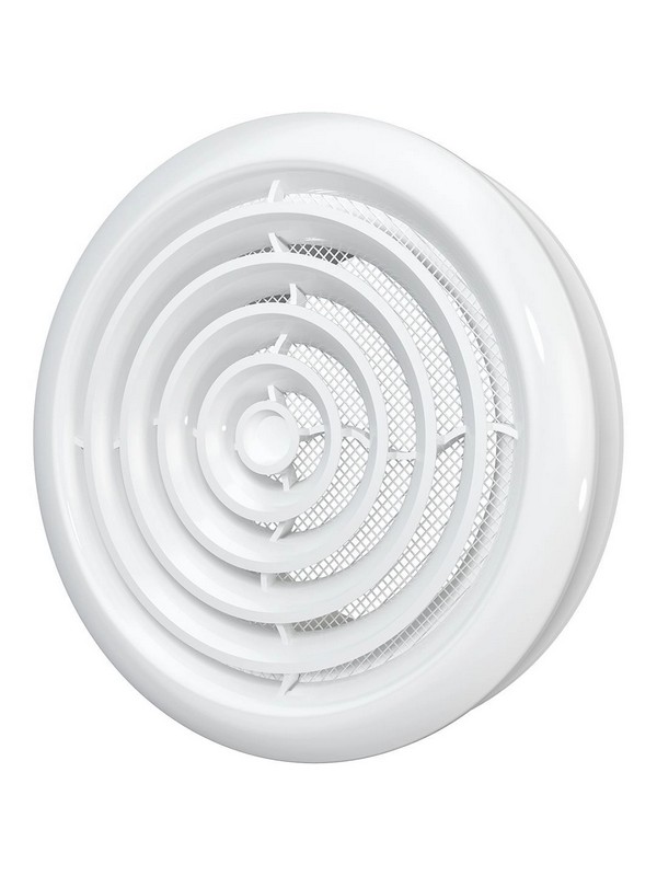 12,5DK\диффузор приточно-вытяжной со стопорным кольцом и фланцем D125мм ERA