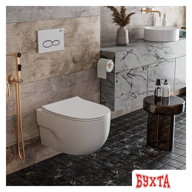 Унитаз подвесной Roxen Porto 530155-01 Rimless Soft Close