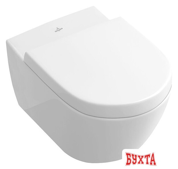 Унитаз подвесной Villeroy & Boch Subway 2.0 5614R0R1 Ceramic Plus + 9M78S101