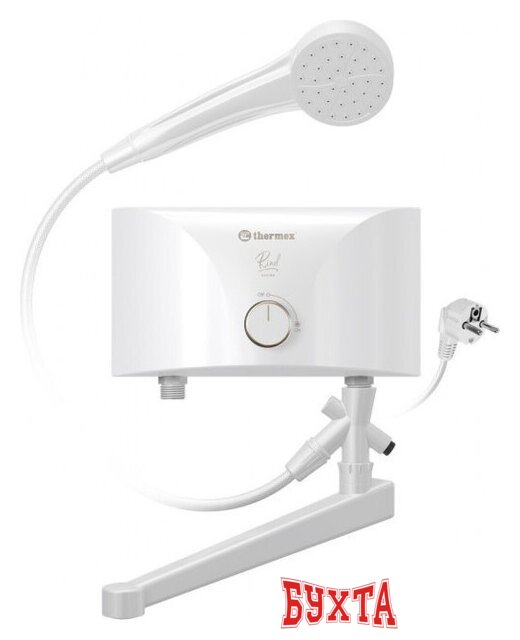 Проточный электрический водонагреватель кран+душ Thermex Rind 3500 Combi