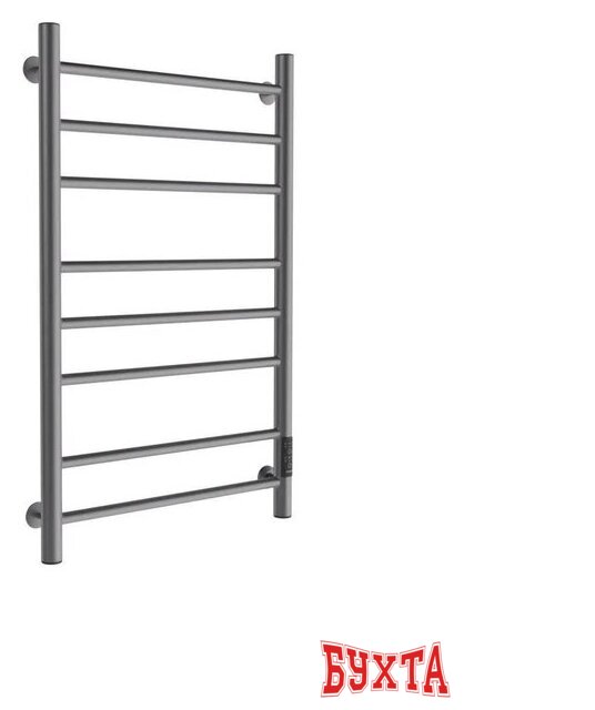 Полотенцесушитель Маргроид Ferrum Вид 10 СНШ 80/50 Графит, скрытого монтажа, таймер справа