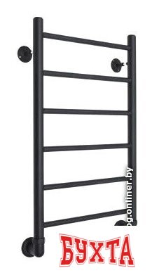 Полотенцесушитель TERMINUS Аврора П6 400x600 RAL 9005 бп (черный)