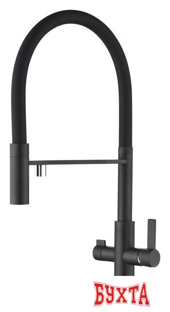 Смеситель ZorG Soifos Premium Brass (черный)