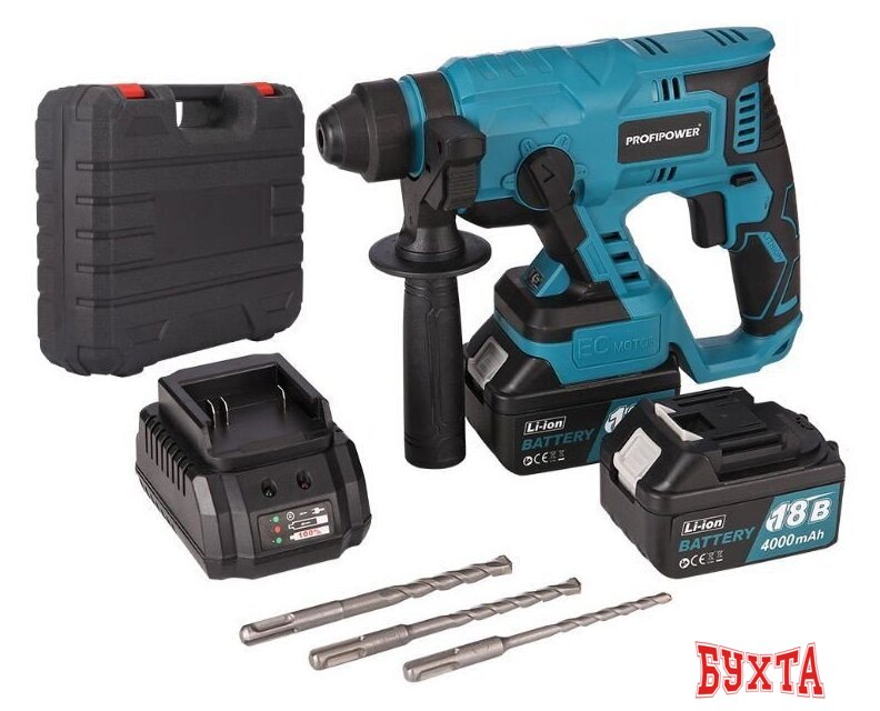 Перфоратор Profipower MKDHR-18V (с 2-мя АКБ, кейс)