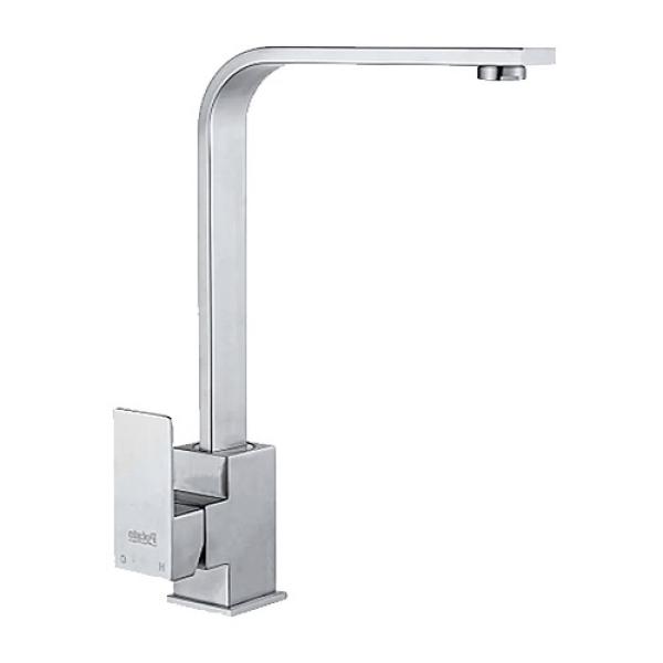 смеситель POTATO нерж, кухня, высокий излив, P40304S