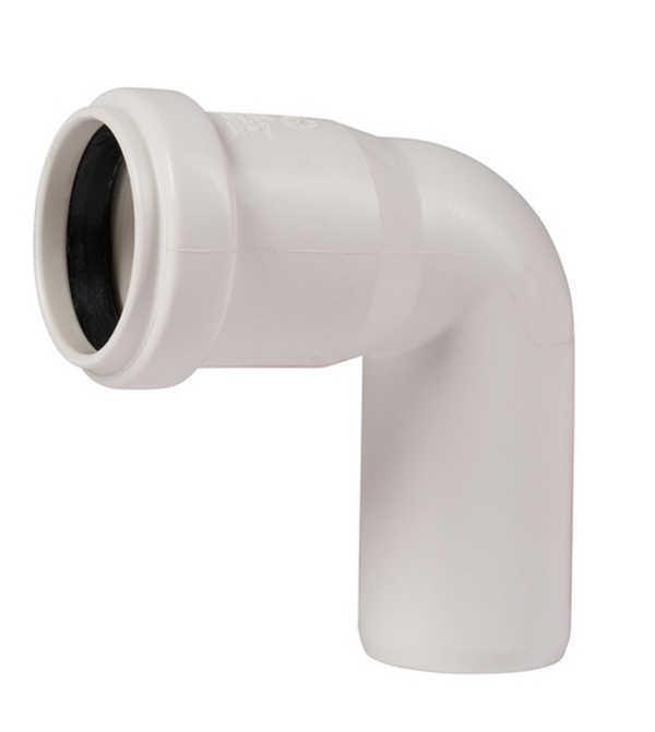 Отвод ПП внутр. канал. Ду 32х87* белый OSTENDORF (559340 / 00112586)