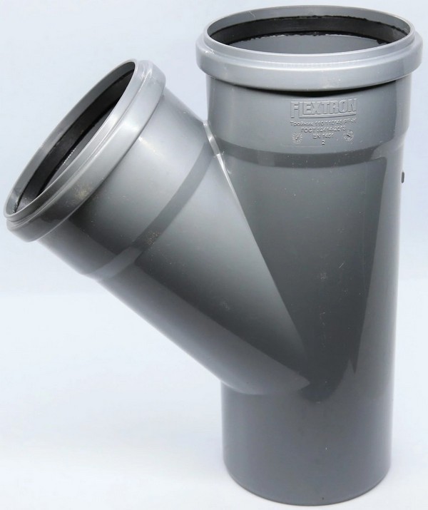 Тройник 110 х 110 х 45 с кольцом, страна ввоза-Российская Федерация