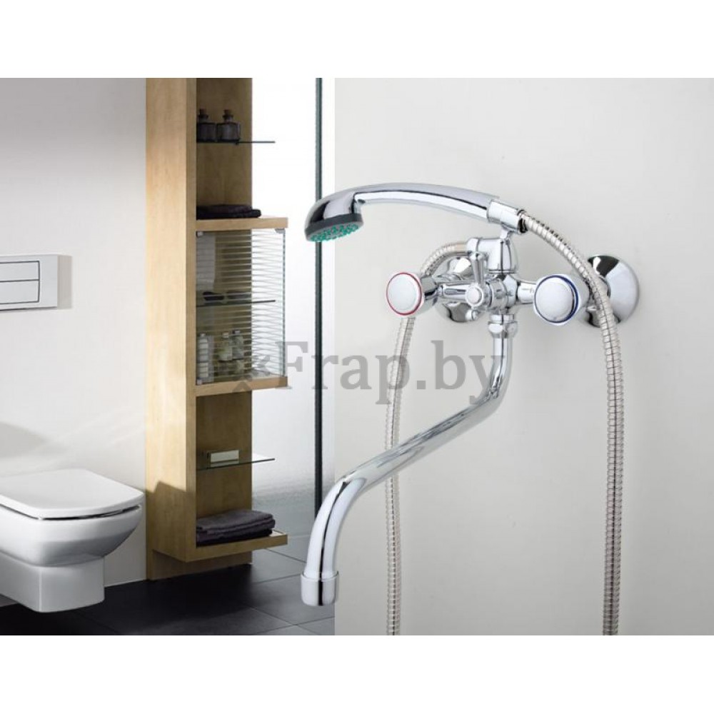 F2209  смеситель д/ван.м/кер.шаровый перекл., КНР