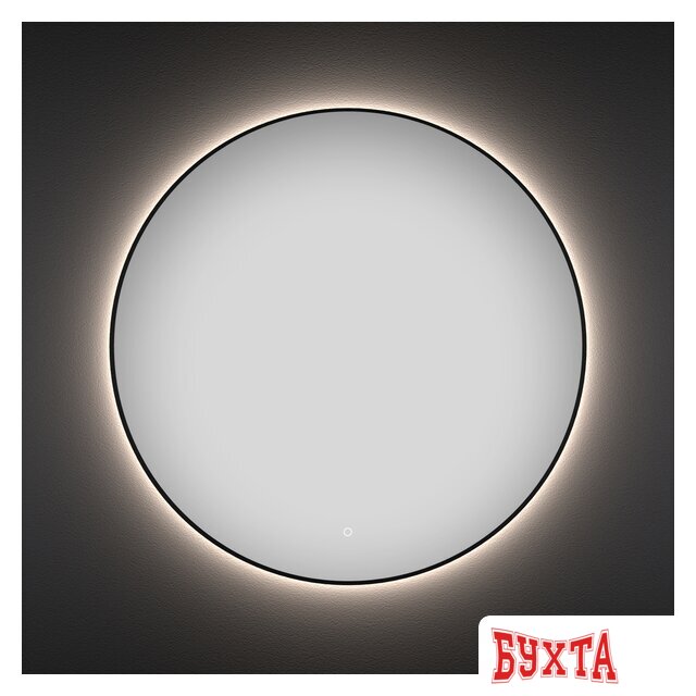 Мебель для ванных комнат Wellsee Зеркало с фоновой LED-подсветкой 7 Rays' Spectrum 172200120, 65 х 65 см (с сенсором и регулировкой яркости освещения)