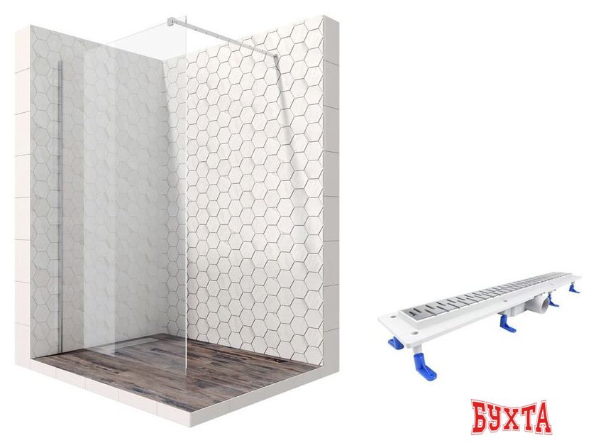 Душевая стенка Ambassador Set 15031104-ST13