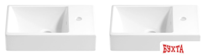 Умывальник Wellsee WC Area 151801001, 2 в 1