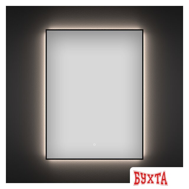 Мебель для ванных комнат Wellsee Зеркало с фоновой LED-подсветкой 7 Rays' Spectrum 172200880, 50 х 75 см (с сенсором и регулировкой яркости освещения)