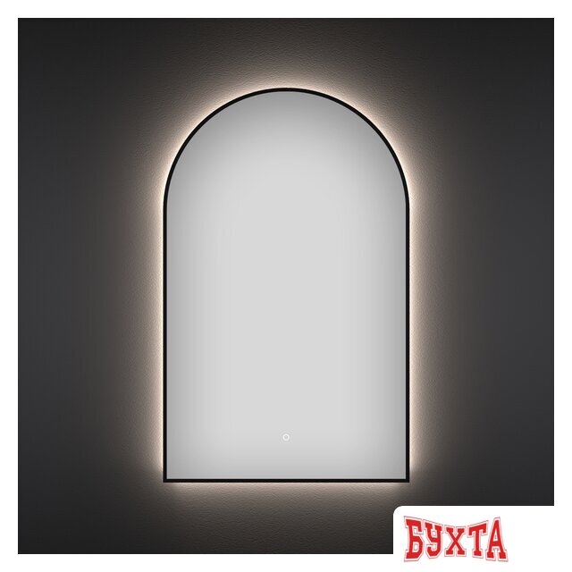 Мебель для ванных комнат Wellsee Зеркало с фоновой LED-подсветкой 7 Rays' Spectrum 172201690, 40 х 70 см (с сенсором и регулировкой яркости освещения)