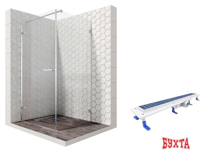 Душевой уголок Ambassador Set 10011102L-ST7