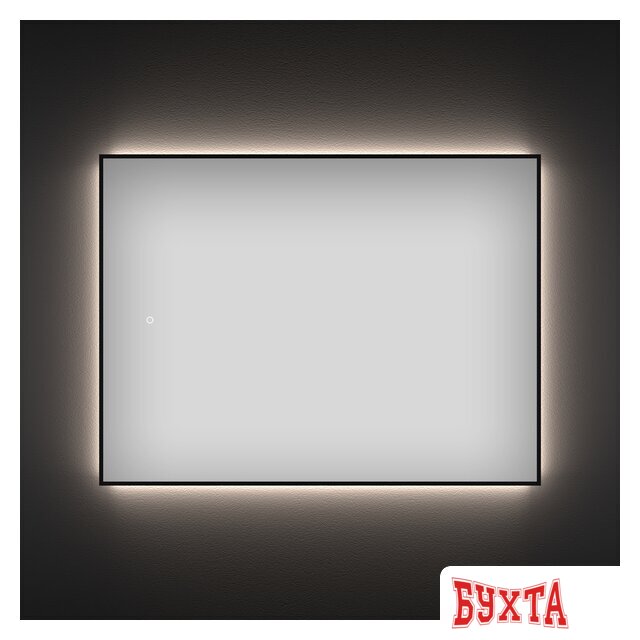 Мебель для ванных комнат Wellsee Зеркало с фоновой LED-подсветкой 7 Rays' Spectrum 172200830, 60 х 50 см (с сенсором и регулировкой яркости освещения)