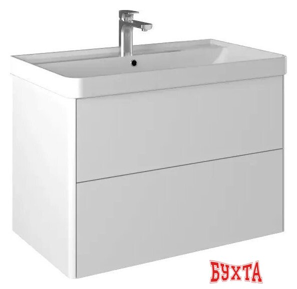 Мебель для ванных комнат Briz Тумба под умывальник Сенсе 80 248 03-18080-20 00 БЕЛ