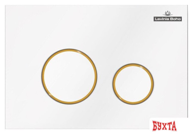 Панель смыва Lavinia Boho Relfix 38050804 (белый/золотой глянец)