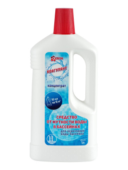 Средство "Девон-Коагулянт" от мутности воды в бассейнах 1л, РОССИЯ, Ш/К:4607120000437