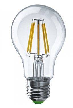 Лампа светодиодная филаментная A60 8 Вт E27 4000К Navigator, арт.82 454