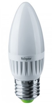 Лампа светодиодная C37 СВЕЧА 5 Вт 230В E27 4000К Navigator, арт.82 517