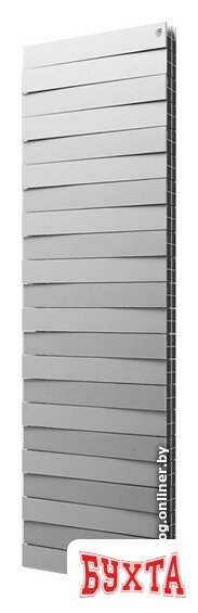 Биметаллический радиатор Royal Thermo Pianoforte Tower 500 Silver Satin (22 секции)