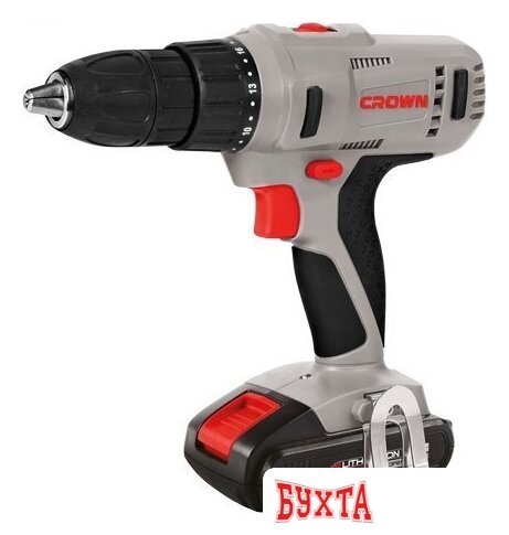 Дрель-шуруповерт Crown CT21056L-1.5 BMC (с 2-мя АКБ, кейс)