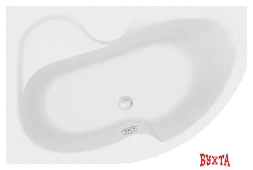 Ванна Bonito Home Arizona 150x105 L BH-AR-102-150L/Su+BH-AR-150L (с ножками и экраном)