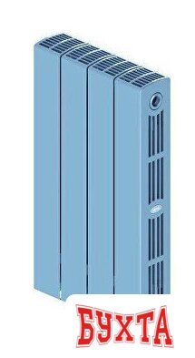 Биметаллический радиатор Rifar SUPReMO 500 (4 секции, сапфир)