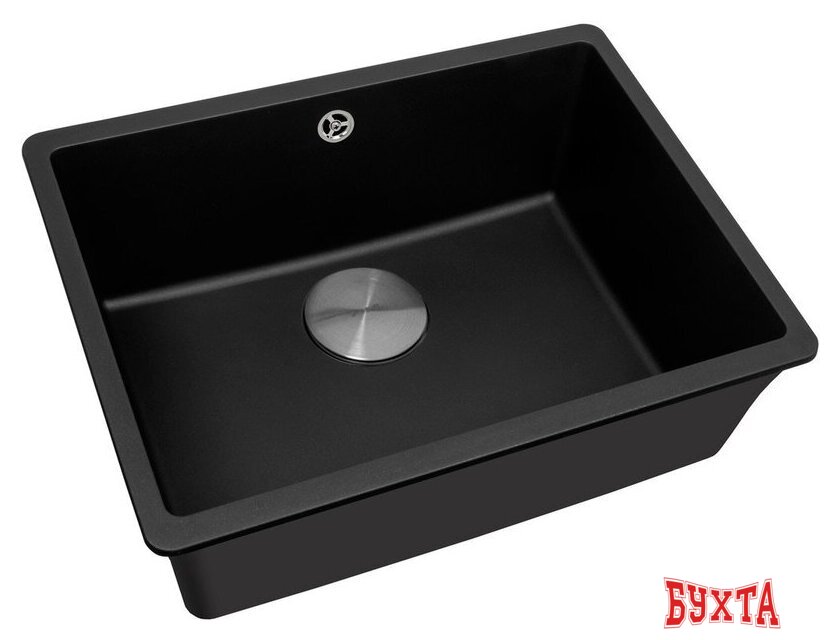 Кухонная мойка ZorG Fast 54 Premium black metallic