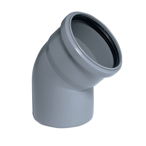 Политэк, канализация, Отвод ПП 110х45 "Политэк", стр. пр. Россия