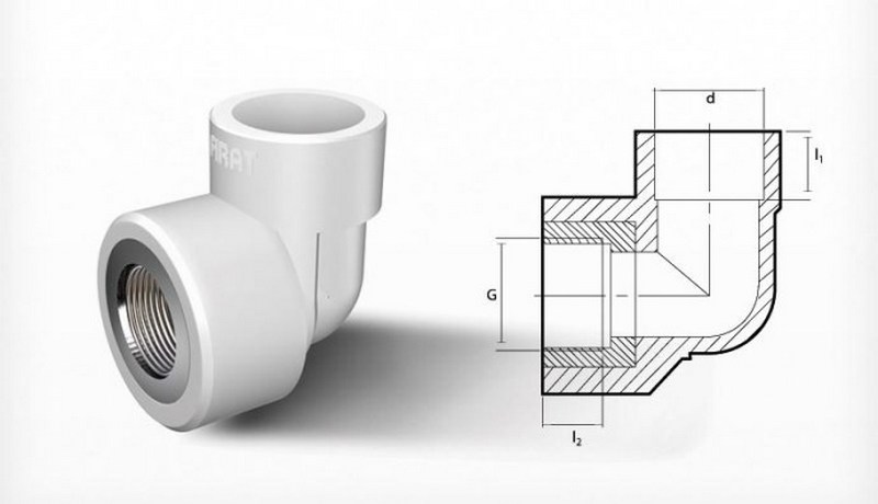 П/П Отвод комб. ВР 20х1/2" FIRAT (77972020127 / 00008954), Турция
