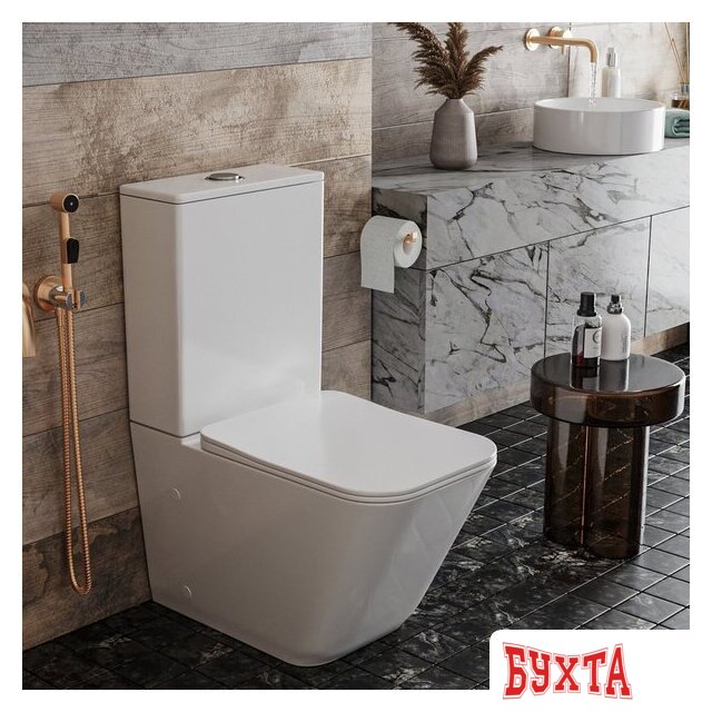 Унитаз напольный Roxen Amati Tornado Rimless Soft Close 600165-01