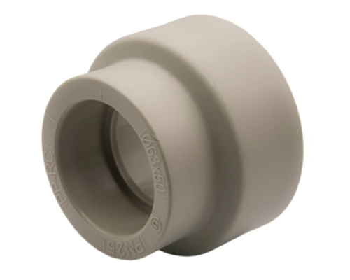 Муфта переходная 63/50 сер., произв. Россия. Артикул EVER