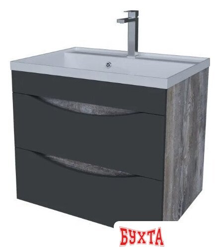 Мебель для ванных комнат Axus Тумба под умывальник Найроби 60 (бетон)