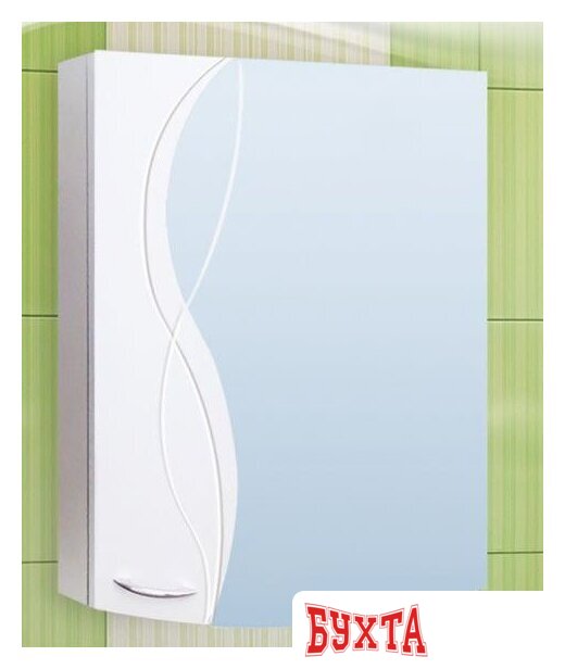 Мебель для ванных комнат Vako Шкаф с зеркалом Елена 55