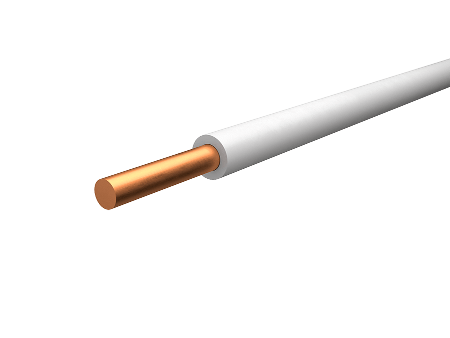 Провод ПуВ 1х2,5 белый, БЕЛРОС