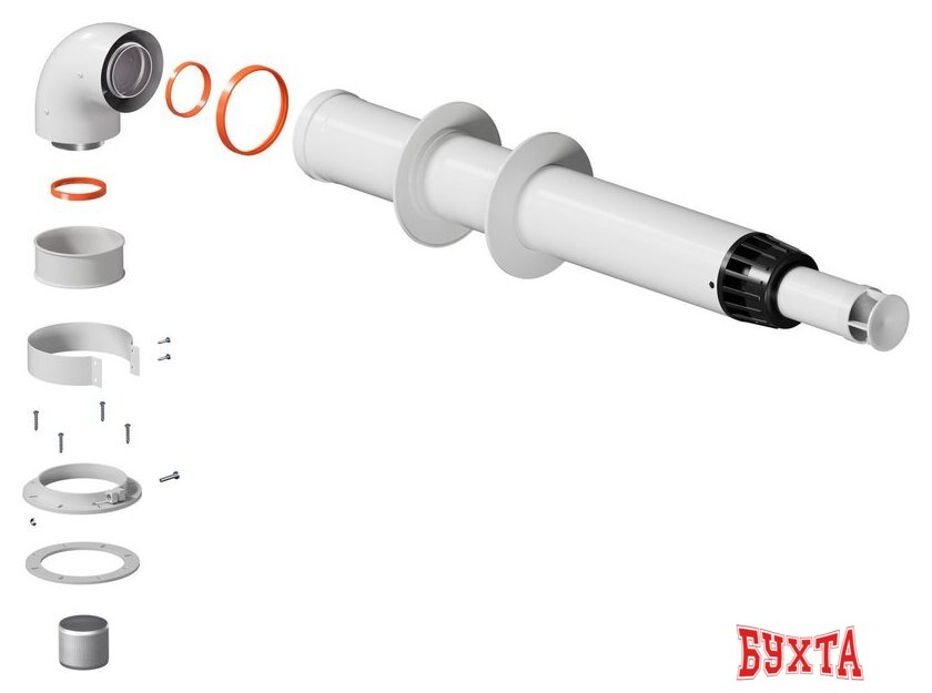 Дымоход Advanced Engineering Антилед универсальный D60/100 L1000 мм KTL-01-075