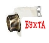 Фитинг Кросс Муфта комбинированная наружная PPRC 63x2" [КР21010]