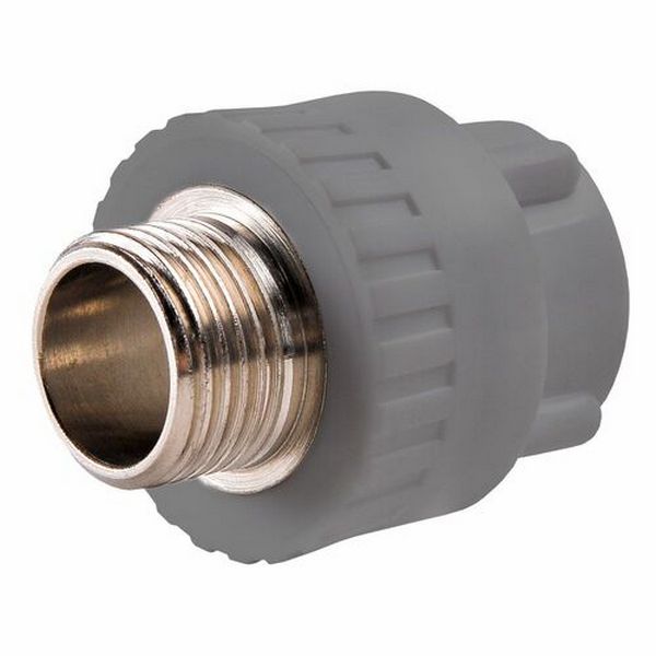 П/П Муфта комб. НР 25х1/2" серая РВК (032159 / 00124097), Россия