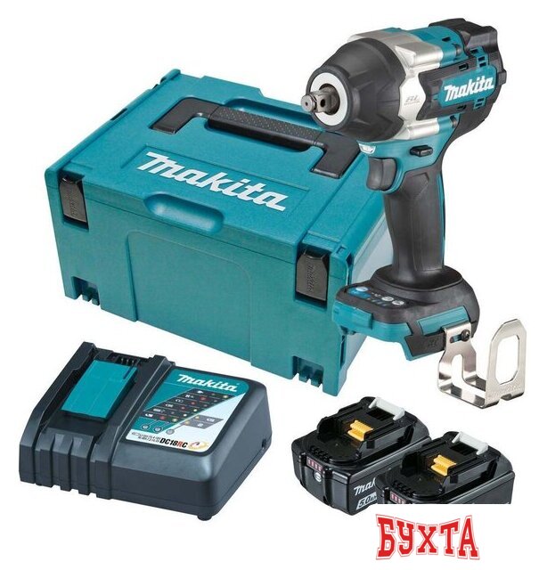 Гайковерт Makita DTW700RTJ (с 2-мя АКБ, кейс)
