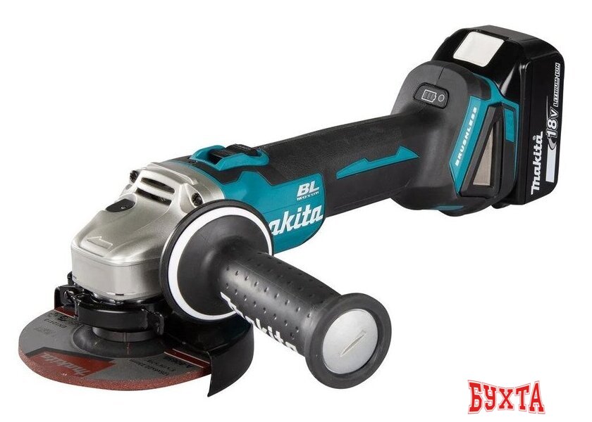 Угловая шлифмашина Makita DGA504RT (с 1-им АКБ, кейс)