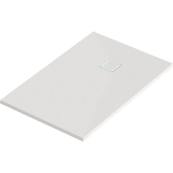 Поддон из литьевого мрамора Essentia 1000х800 белый, арт. ЛП00080, Россия