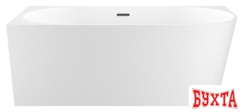 Ванна Wellsee Excellence Pro 150x73 28760603R (пристенная ванна (левая) белый глянец, экран, ножки, сифон-автомат матовый черный)